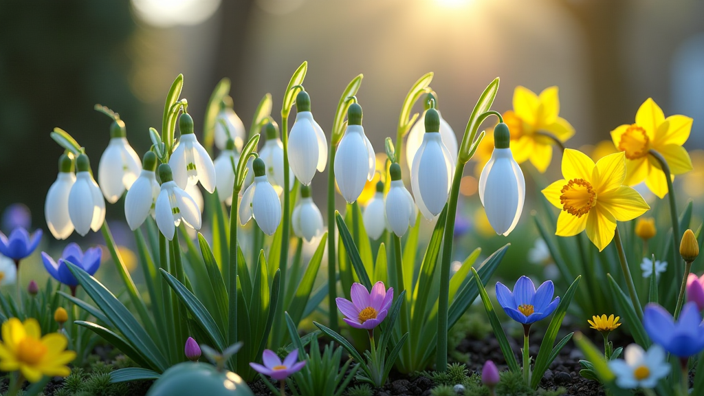 verwildernder fr hlingsblumen