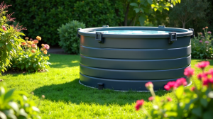 Die Regentonne 500 Liter eckig: Vorteile, Installation, Nutzung für den Garten