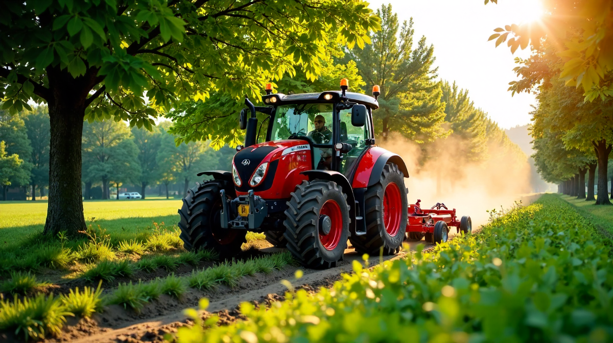 Multifarmer im Einsatz: Vielseitigkeit, Baumpflege und Technik vereint