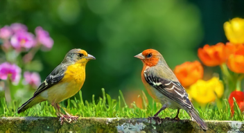 Perspektiven zu Vögeln im Garten