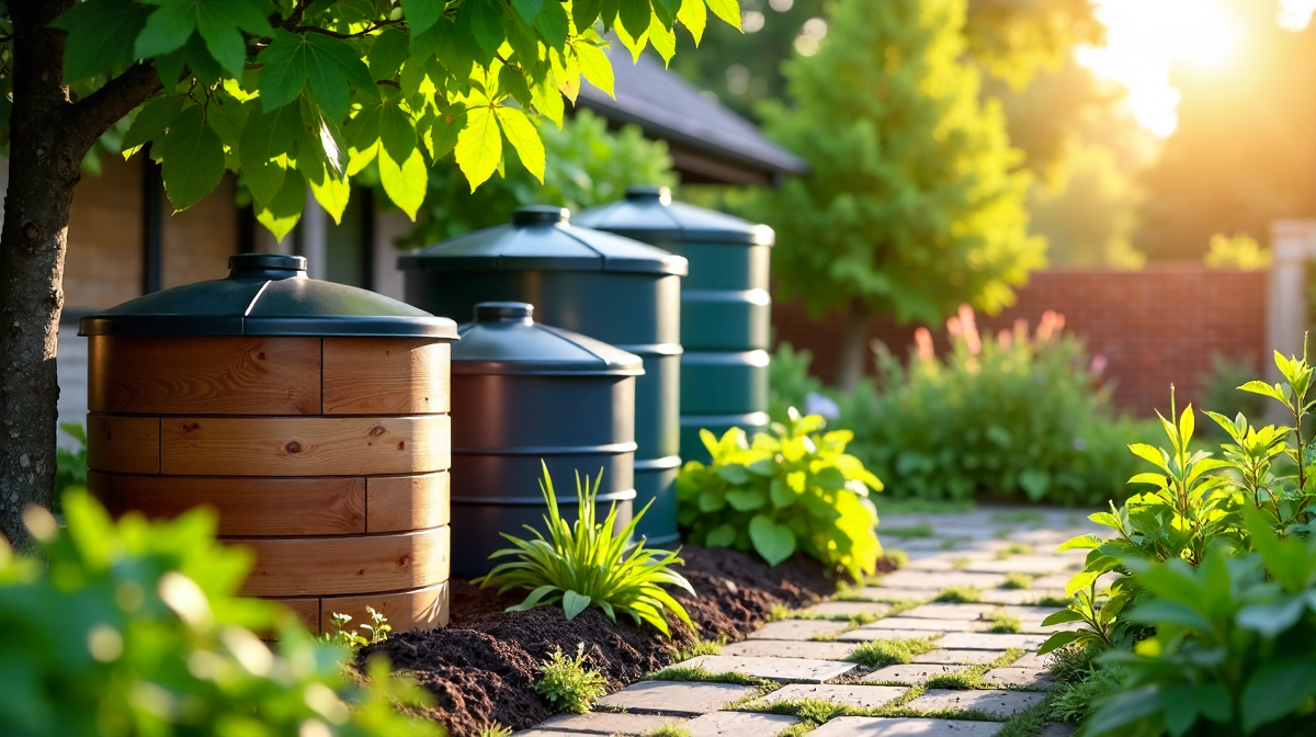 Regenwassernutzung im Garten: Regentonnen, Zisternen und Regenwassertanks im Vergleich
